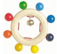 HEIMESS 733840, HEIMESS 733840 Greifling Regenbogenperlen &Oslash;= 11,5 cm, Holz