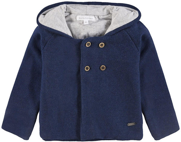 Bellybutton Jacket with Hood, Knitted (0007610) blue black melange