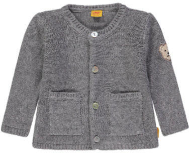 Steiff Strickjacke grau meliert (6842807-8200)