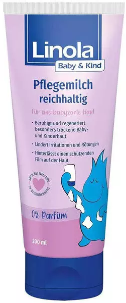 Dr. August Wolff Linola Baby & Kind Pflegemilch reichhaltig 200 ml
