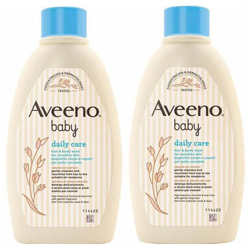 Aveeno Baby Daily Care Hair & Body Wash 2x250ml