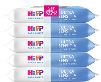 Hipp Babysanft Feuchttücher Ultra Sensitiv (5 x 48 Stk.)
