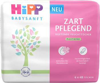 Hipp Babysanft Feuchttücher Zart pflegend 4x48 St. 192 St
