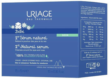 Uriage Baby 1st Natürliches Serum 5ml x 15 Unidosis