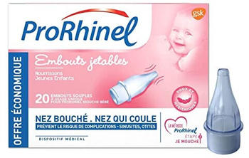 ProRhinel Einmalaufsätze Für Baby-Nasensauger 20 Stück