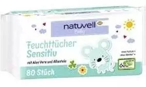 Natuvell Baby Feuchttücher Sensitiv, 2er Pack