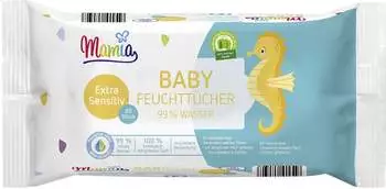Mamia Baby Feuchttücher 99 % Wasser, Extra Sensitiv