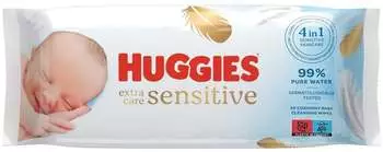 Huggies Extra Care Sensitive Baby Cleansing Wipes, 3er Pack