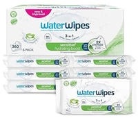WaterWipes Soothing Clean sanfte Feuchtt&uuml;cher f&uuml;r Kleinkinder 6x60 St.