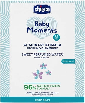 Chicco Baby Moments Sweet Perfumed Water Eau de Parfum für Kinder ab der Geburt 100 ml