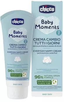 Chicco Baby Moments Everyday Nappy Cream Creme für die tägliche Pflege des Pos ohne Parfümierung 100 ml