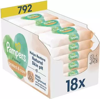Pampers Feuchtt&uuml;cher Harmonie protect & care (18x44 Stk)