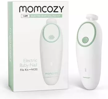 Momcozy Elektrische Nagelfeile für Babys mit Akku weiß/grün
