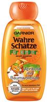 Garnier Wahre Schätze für Kinder mildes Shampoo 2 in 1 Aprikose und Baumwollblüte (250ml)
