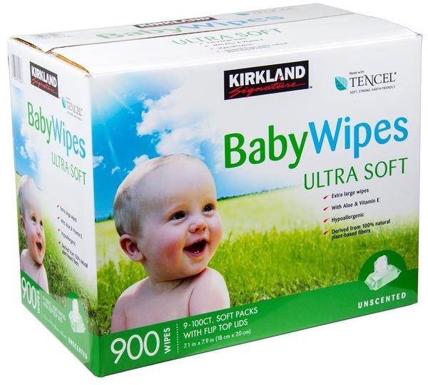 Kirkland Signature Baby Wipes Ultra Weiche Feuchttücher (900 Stück)