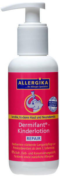 Allergika Pharma GmbH Allergika Dermifant Kinderlotion Repair (200ml) Test  TOP Angebote ab 13,44 € (Mai 2023)
