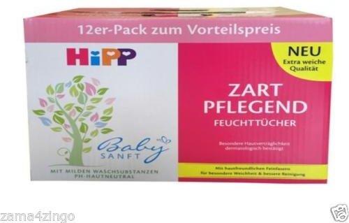 Hipp Babysanft Feuchttücher Zart Pflegend (12 x 56 Stk.)