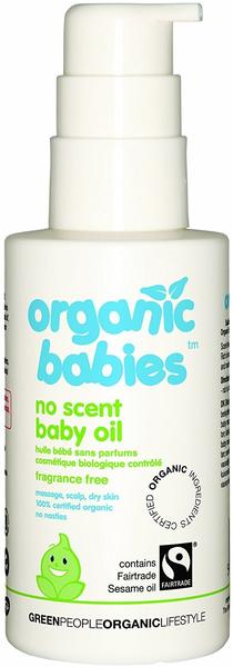 Green People Organic Babies No Scent Baby Oil (100ml)