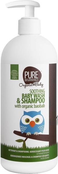 Pure Beginnings Hautberuhigendes Waschgel & Shampoo für Babys (500ml)