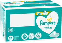 Pampers Sensitive Baby-Feuchtt&uuml;cher, 12 Packungen = 624 Feuchtt&uuml;cher 1 St
