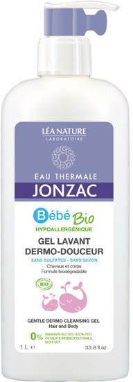 Eau thermale Jonzac Bébé Bio gentle dermo cleansing gel (1l)