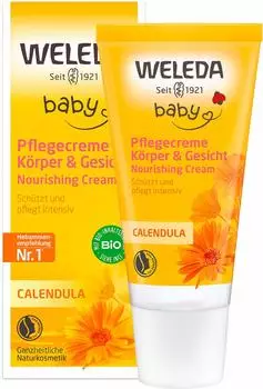 Weleda Baby Pflegecreme Körper & Gesicht Calendula (30ml)