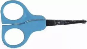 Büttner-Frank Baby Schere gebogen BF 9 cm blau (1 Stück) Büttner-Frank Baby Schere gebogen BF 9 cm blau (1 Stück)