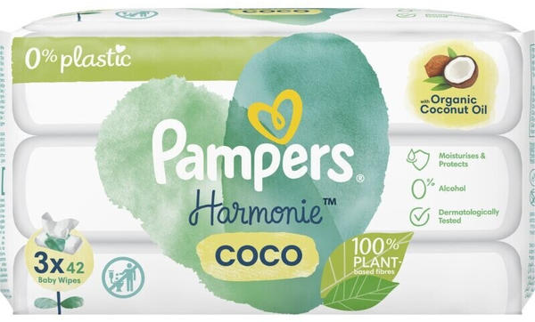 Pampers Harmonie Coco Feuchttücher (3 x 42 Stück) Test TOP Angebote ab 8,48  € (April 2023)