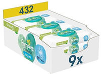 Pampers Feuchtt&uuml;cher Harmonie Aqua, 432 T&uuml;cher, unparf&uuml;miert, je 48 St&uuml;ck,...