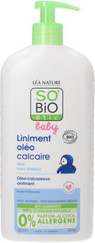 SO’Bio étic Baby Öl-Kalkstein-Balsam Windelpflege Hochtolerant Bio Olivenöl Pumpflakon 500ml