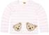 Steiff Nicki-Sweatshirt mit 2 Bärenköpfen rosa