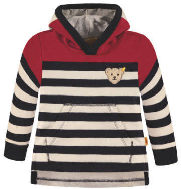 Steiff Boys Sweatshirt with Hood striped (6843603-0001)