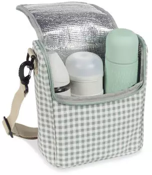 Walking Mum Lunch Bag I Love Vichy green