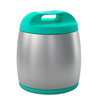 Chicco Thermal Food Container +6m 350 ml inox green