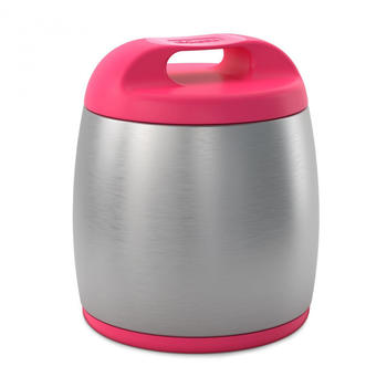 Chicco Thermal Food Container +6m 350 ml inox pink