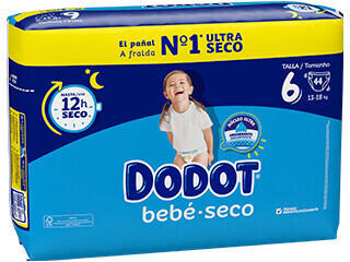 Dodot Bebé-Seco size 6 (+13 kg) 44 pcs.