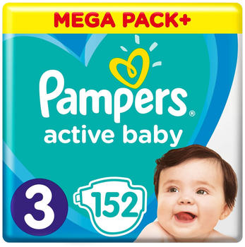Pampers Active Baby Dry Gr. 3 (6-10 kg) 152 St.