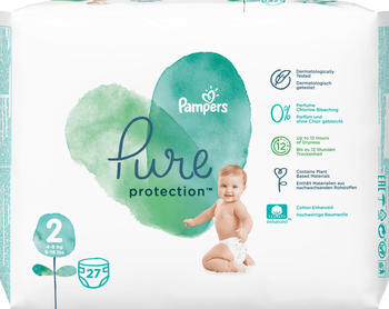 Pampers Pure Protection Gr. 2 (4-8 kg) 27 Stk.