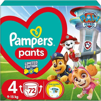 Pampers Baby Dry Pants Gr. 4 (9-15 kg) 72 St. Paw Patrol Limited Edition