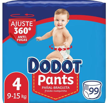 Dodot Pants size 4 (9-15 kg) (3 x 33 uds.)