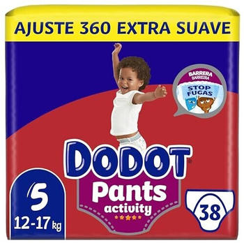 Dodot Activity Pants Extra Soft Size 5 (12-17 kg) 38 pcs