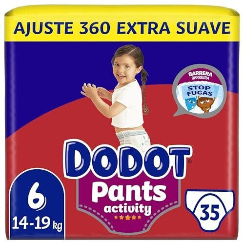 Dodot Activity Pants Extra Soft Size 6 (14-19 kg) 35 pcs