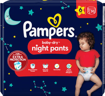 Pampers Baby Dry Night Pants Gr. 6 (15+ kg) 30 St.