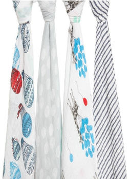 aden + anais Muslin Swaddle (Pack of 4) dream ride
