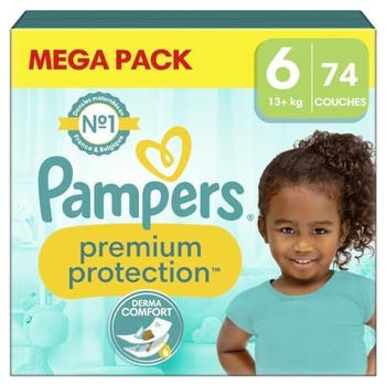 Pampers Premium Protection Size 6 (13+ kg) 74 pcs.