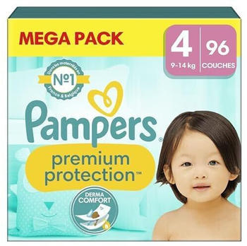 Pampers Premium Protection Size 4 (9-14 kg) 96 pcs.
