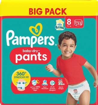 Pampers Baby Dry Pants Gr. 8 (+19kg) 33 St.