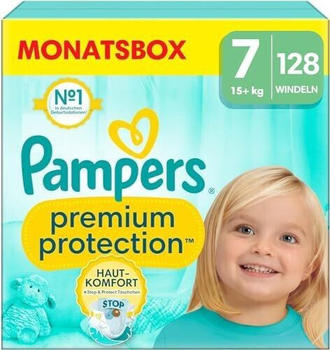 Pampers Premium Protection Gr. 7 (15+kg) 128 St.