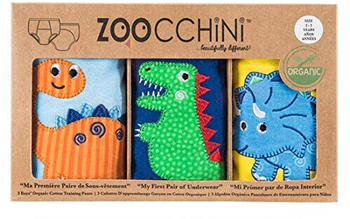Zoocchini Trainingshosen für Kleinkinder (2-3 Jahre) 3er Pack - Jurassic Pals