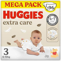 Huggies Extra Care Babywindeln Gr&ouml;&szlig;e 3 96 St&uuml;ck